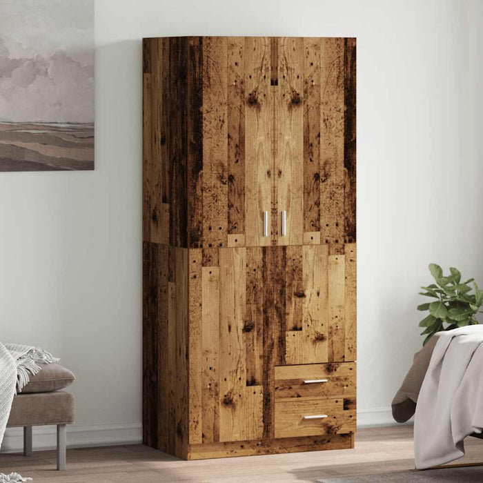 Гардероб Old Wood 80x52x180 cm Engineered Wood