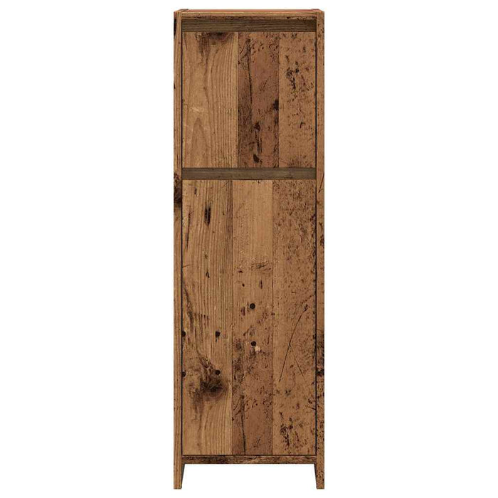 Bathroom Cabinet Old Wood 30x30x95 cm Engineered Wood