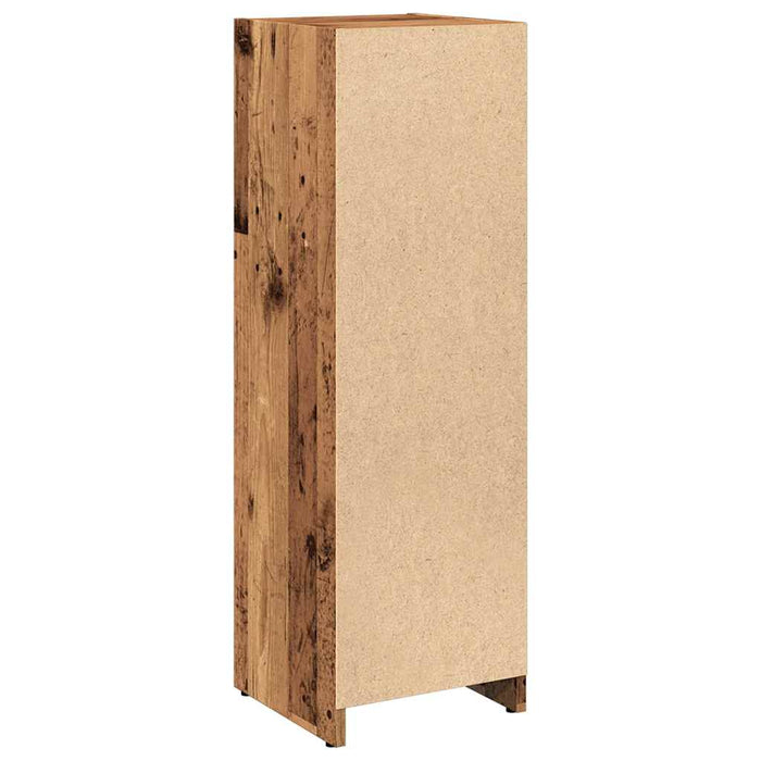 Bathroom Cabinet Old Wood 30x30x95 cm Engineered Wood