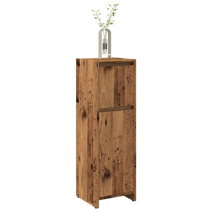 Bathroom Cabinet Old Wood 30x30x95 cm Engineered Wood