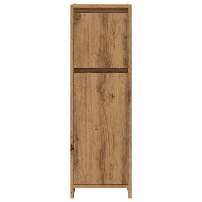 Bathroom Cabinet Artisan Oak 30x30x95 cm Engineered Wood