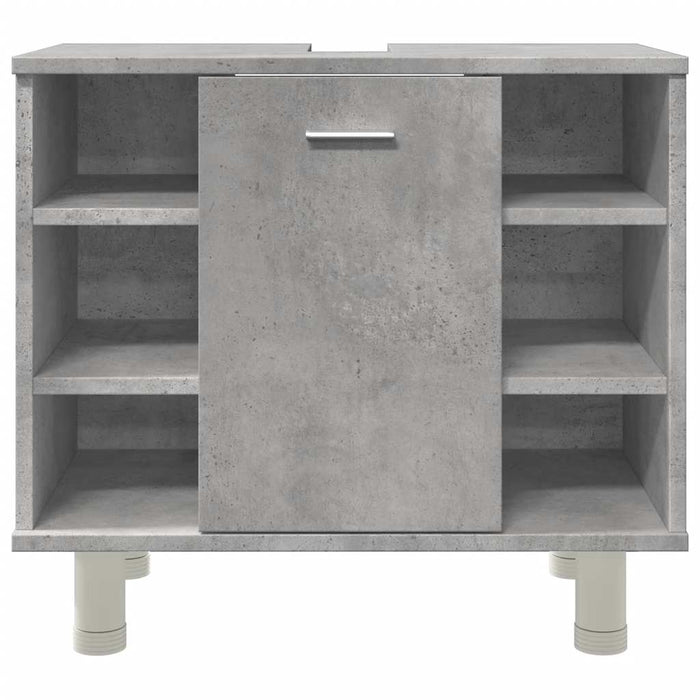 Bathroom Cabinet Concrete Grey 60x32x53.5 cm Engineered Wood