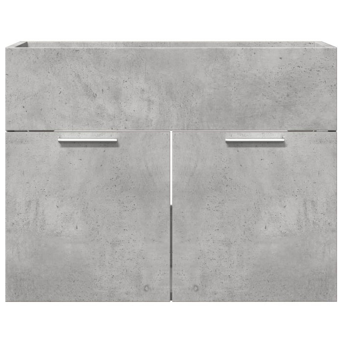 Sink Cabinet Concrete Grey 60x38.5x46 cm Engineered Wood