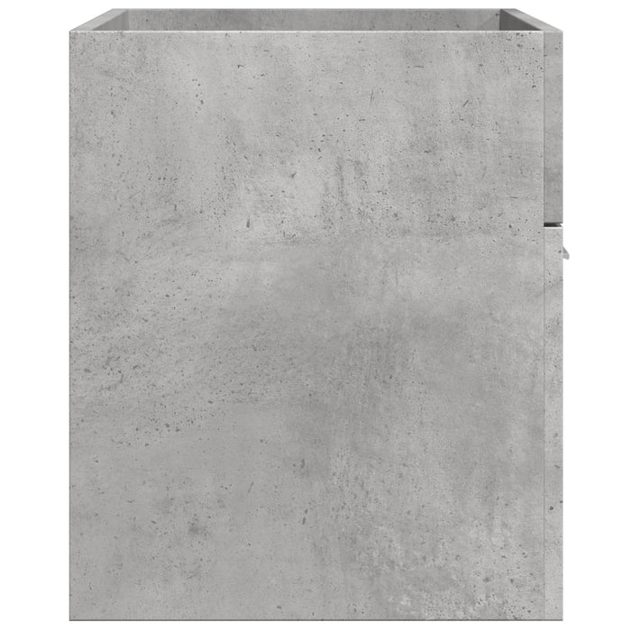 Sink Cabinet Concrete Grey 80x38.5x46 cm Engineered Wood