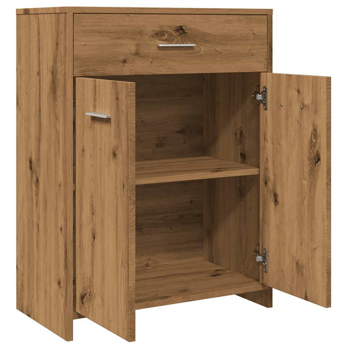 Bathroom Cabinet Artisan Oak 60x33x80 cm Engineered Wood