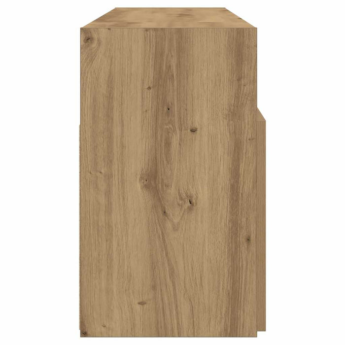 Тумба под телевизор со светодиодной подсветкой Artisian Oak 120x30x50 см Инженерная древесина