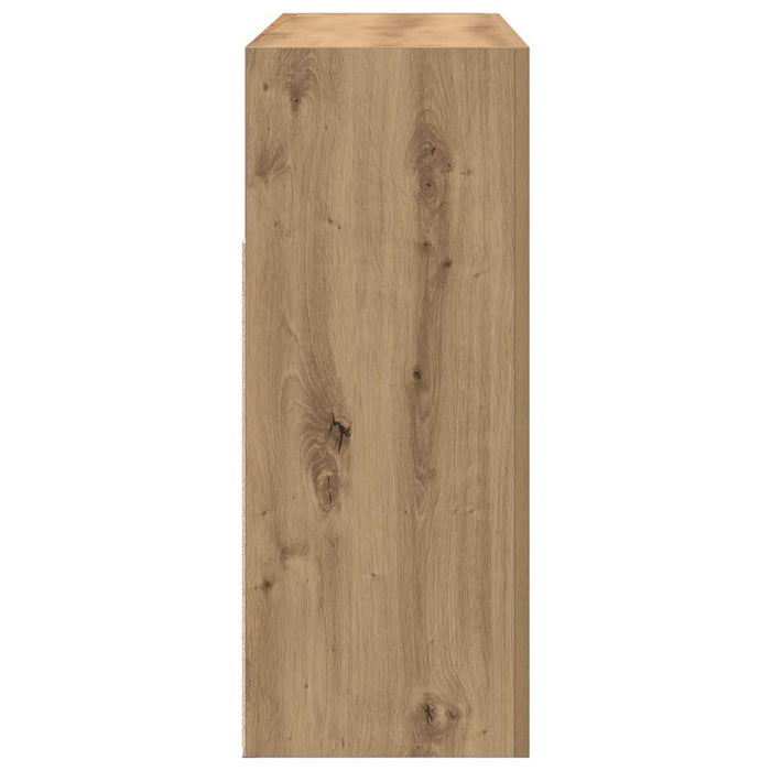 Бюфет с LED светлини Artisan Oak 115.5x30x75 cm Engineered Wood