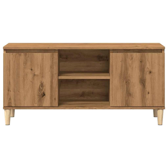 TV Cabinet Artisan Oak 102x35x50 cm Engineered Wood