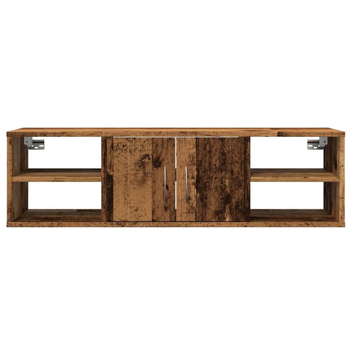 Wall Cabinet Old Wood 101x30x29 cm Engineered Wood