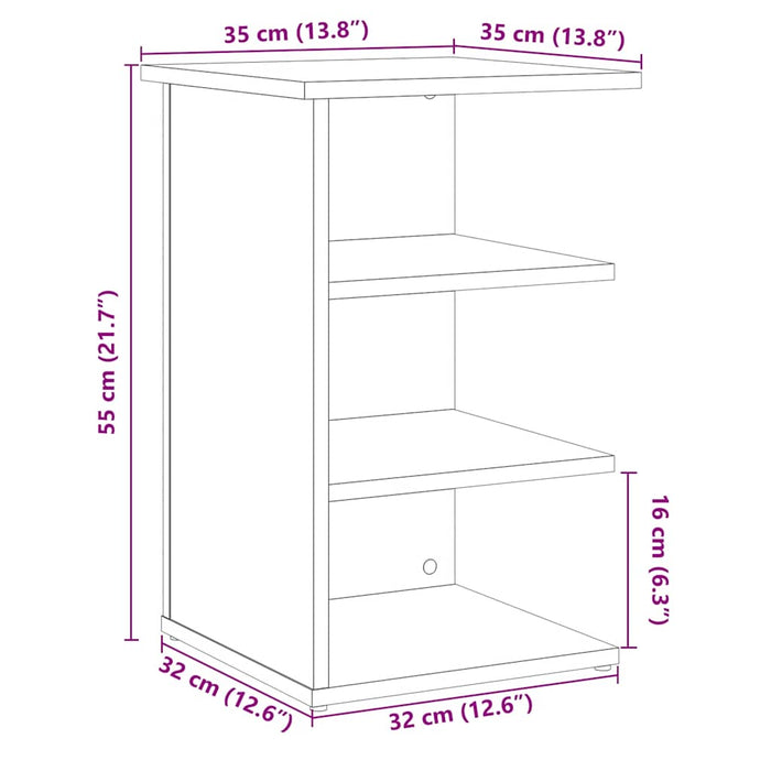 Бюфет Old Wood 35x35x55 cm Engineered Wood