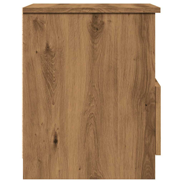 Bedside Cabinet Artisan Oak 40x40x50 cm Engineered Wood