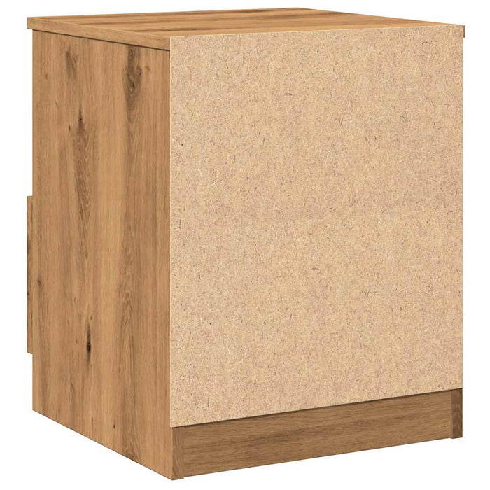 Bedside Cabinet Artisan Oak 40x40x50 cm Engineered Wood