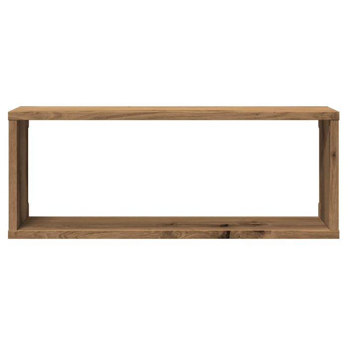 Wall Cube Shelves 4 pcs Artisan Oak 60x15x23 cm Engineered Wood