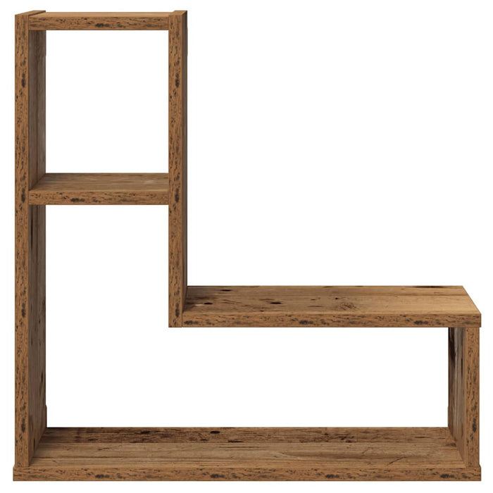 Wall Cube Shelves 2 pcs Old Wood 50x15x50 cm Engineered Wood