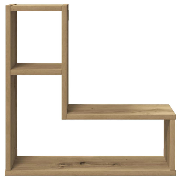 Wall Cube Shelves 2 pcs Artisan Oak 50x15x50 cm Engineered Wood