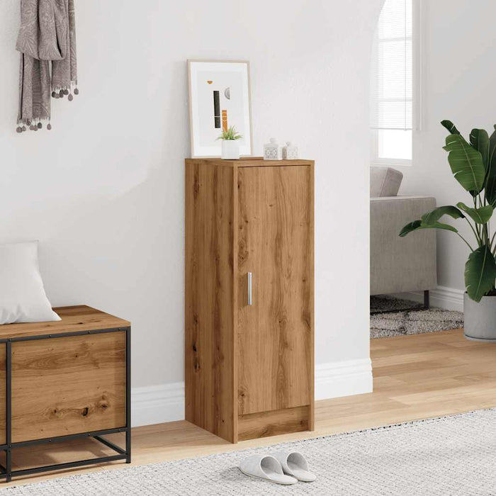 Shoe Cabinet Artisan Oak 32x35x92 cm Engineered Wood