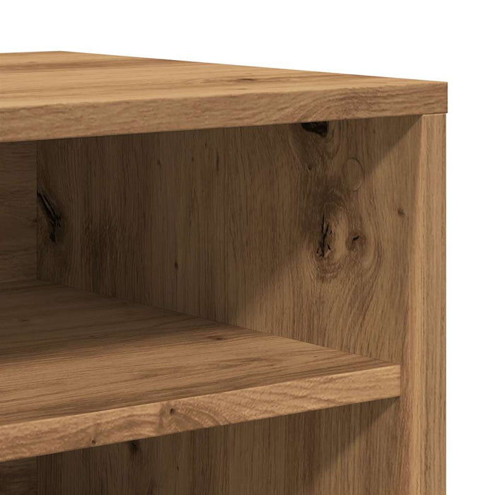 Shoe Cabinet Artisan Oak 32x35x70 cm Engineered Wood