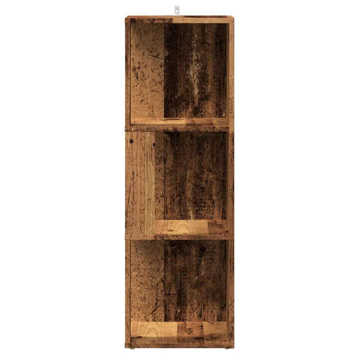 Corner Cabinet Old Wood 33x33x100 cm Engineered Wood