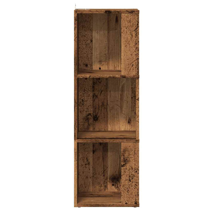 Corner Cabinet Old Wood 33x33x100 cm Engineered Wood