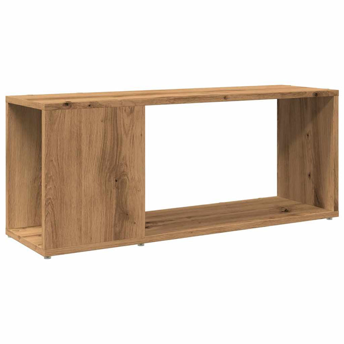 Тумба под телевизор Artisan Oak 80x24x32 см, инженерная древесина