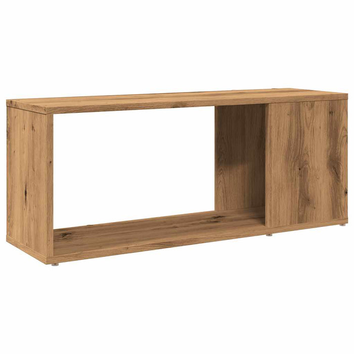 Тумба под телевизор Artisan Oak 80x24x32 см, инженерная древесина