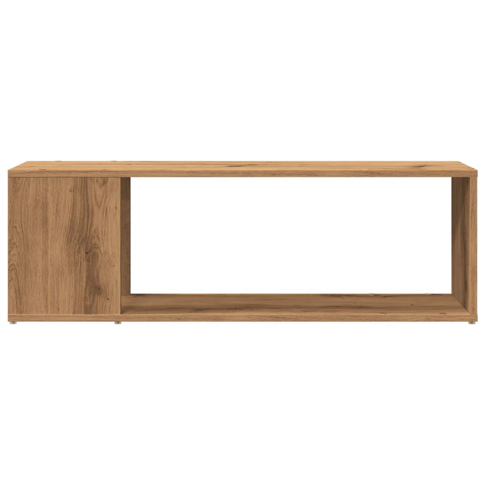 TV Cabinet Artisan Oak 100x24x32 cm Engineered Wood