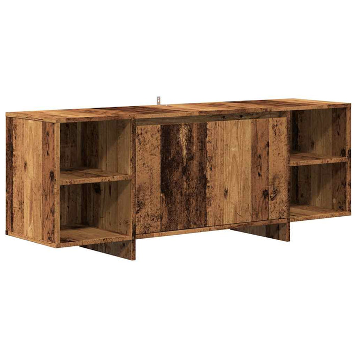 Тумба под телевизор Old Wood 130x35x50 см Инженерная древесина