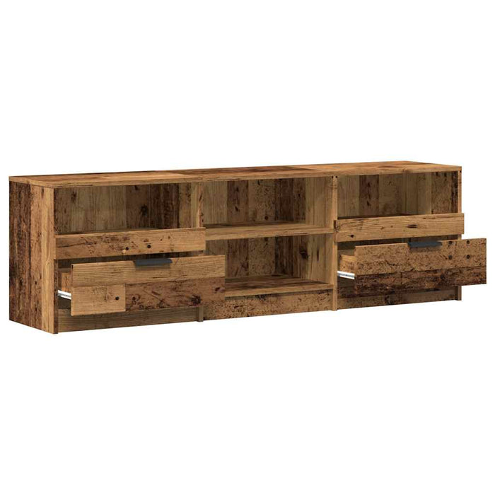 TV Cabinet Old Wood 150x33.5x45 cm Engineered Wood