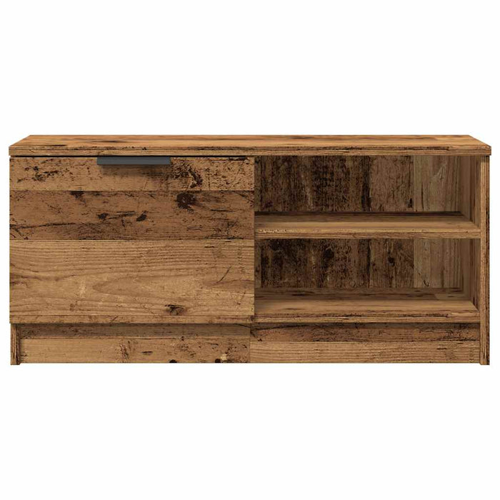 TV Cabinet Old Wood 80x35x36.5 cm Engineered Wood