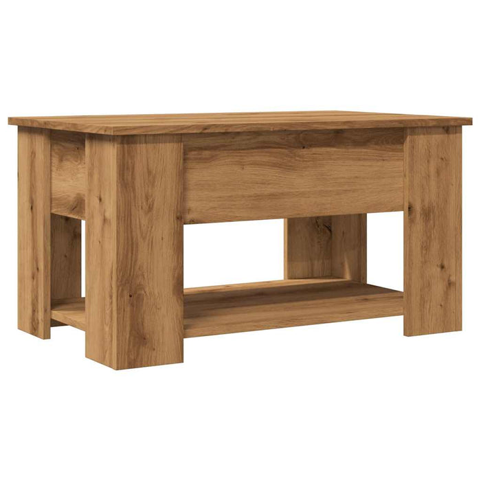 Coffee Table Artisan Oak 79x49x41 cm Engineered Wood