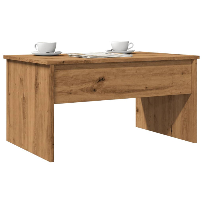 Coffee Table Artisan Oak 80x50.5x41.5 cm Engineered Wood