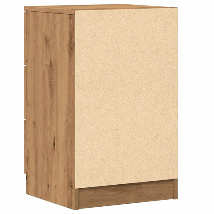 Bedside Cabinet Artisan Oak 40x36x65 cm Engineered Wood