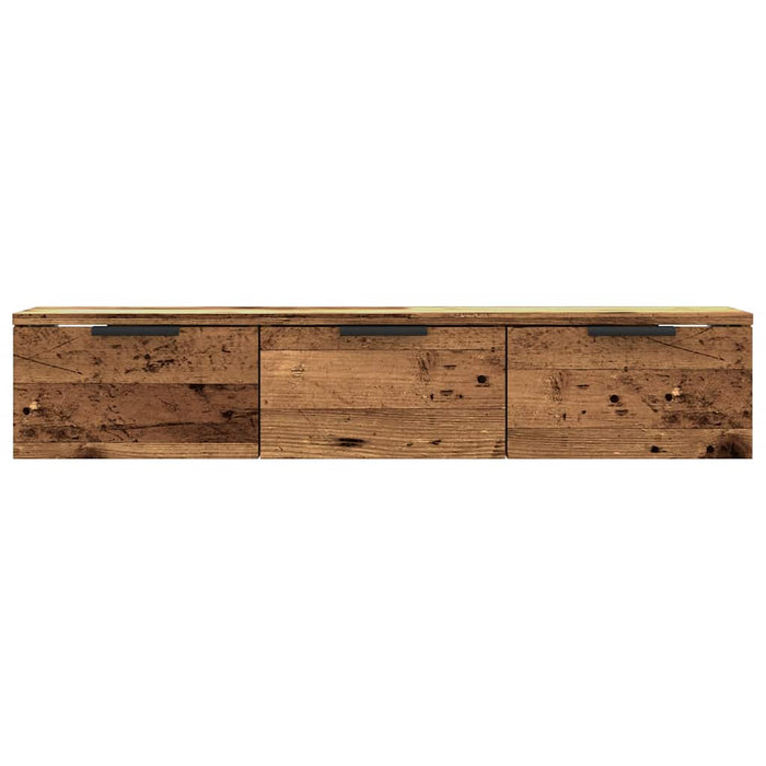 Wall Cabinet Old Wood 102x30x20 cm Engineered Wood