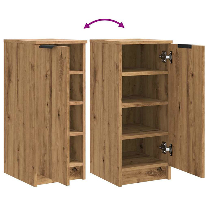 Shoe Cabinet Artisan Oak 29.5x35x70 cm Engineered Wood