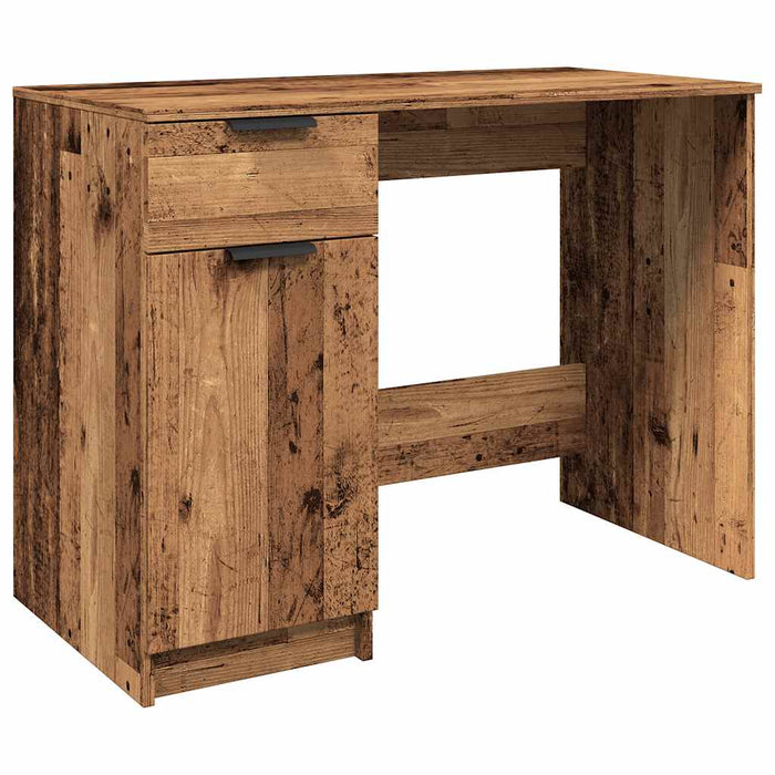 Desk Old Wood 100x50x75 cm Engineered Wood