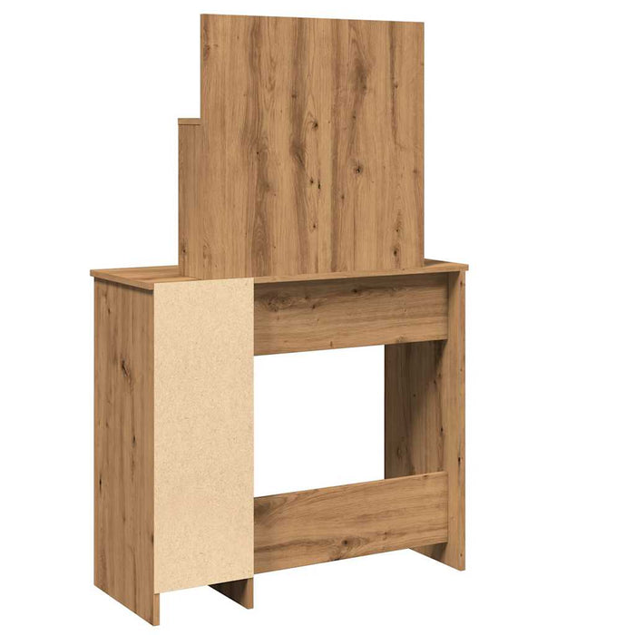 Dressing Table with Mirror Artisan Oak 86.5x35x136 cm