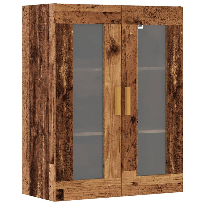 Hanging Wall Cabinet Old Wood 69.5x34x90 cm