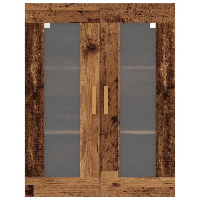 Hanging Wall Cabinet Old Wood 69.5x34x90 cm