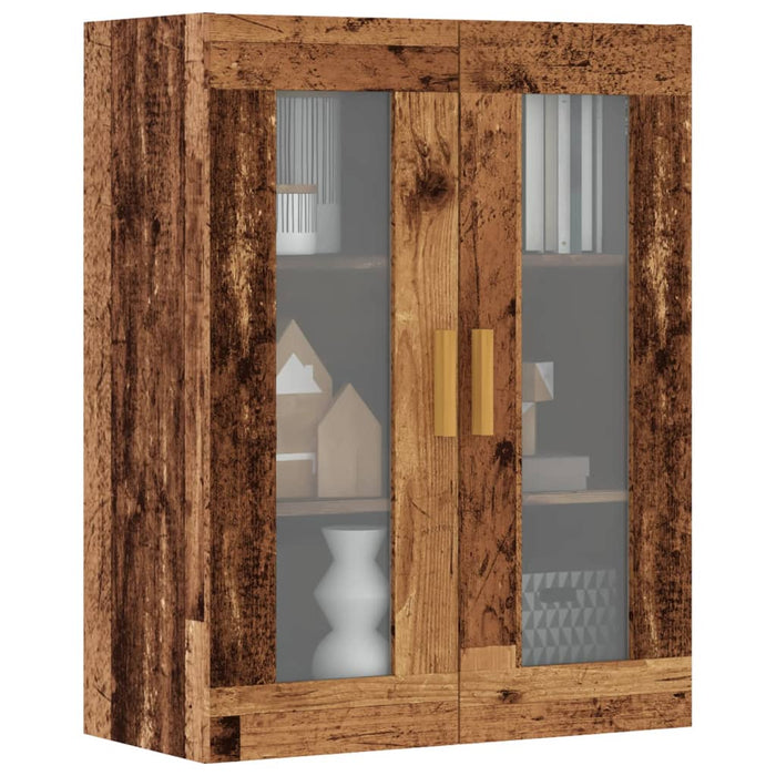 Hanging Wall Cabinet Old Wood 69.5x34x90 cm