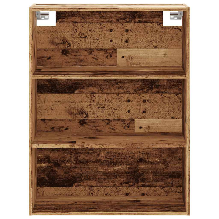 Hanging Wall Cabinet Old Wood 69.5x32.5x90 cm