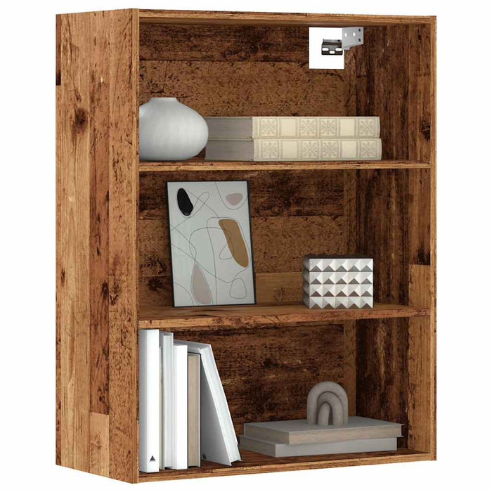 Hanging Wall Cabinet Old Wood 69.5x32.5x90 cm