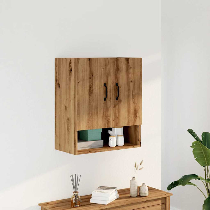 Wall Cabinet Artisan Oak 60x31x70 cm Engineered Wood