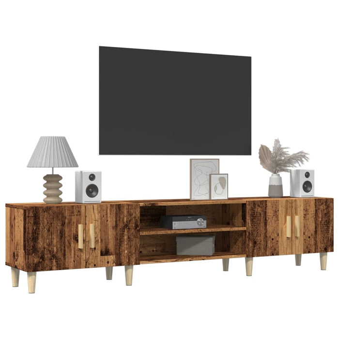 TV Cabinet Old Wood 180x31.5x40 cm Engineered Wood