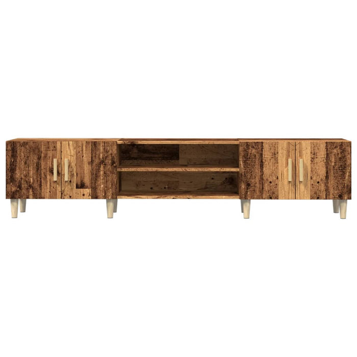 TV Cabinet Old Wood 180x31.5x40 cm Engineered Wood