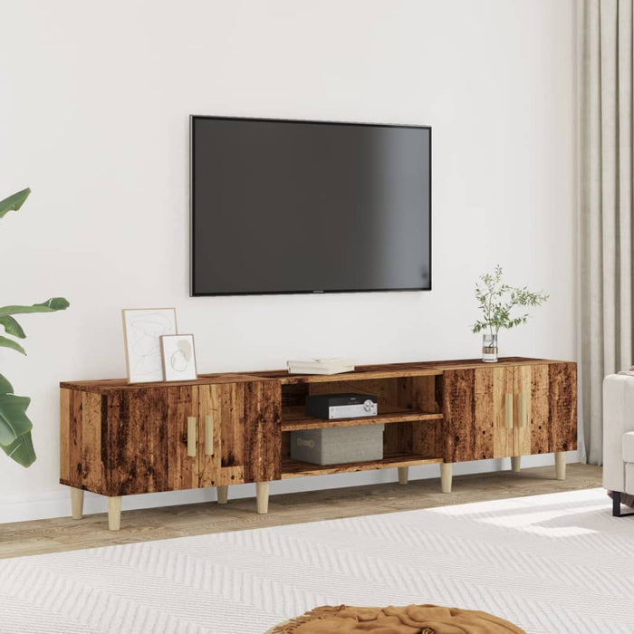 TV Cabinet Old Wood 180x31.5x40 cm Engineered Wood