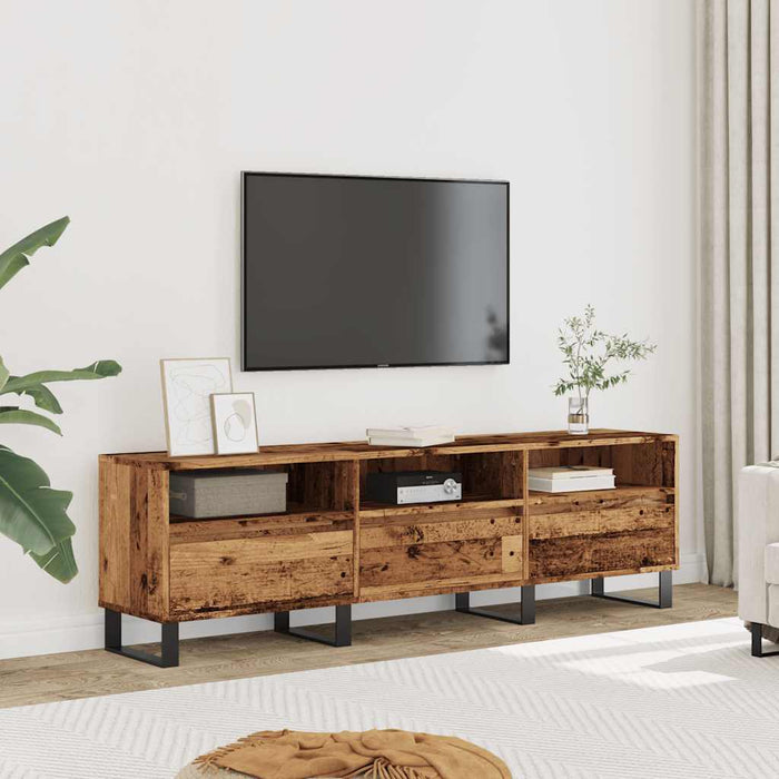 TV Cabinet Old Wood 150x30x44.5 cm Engineered Wood