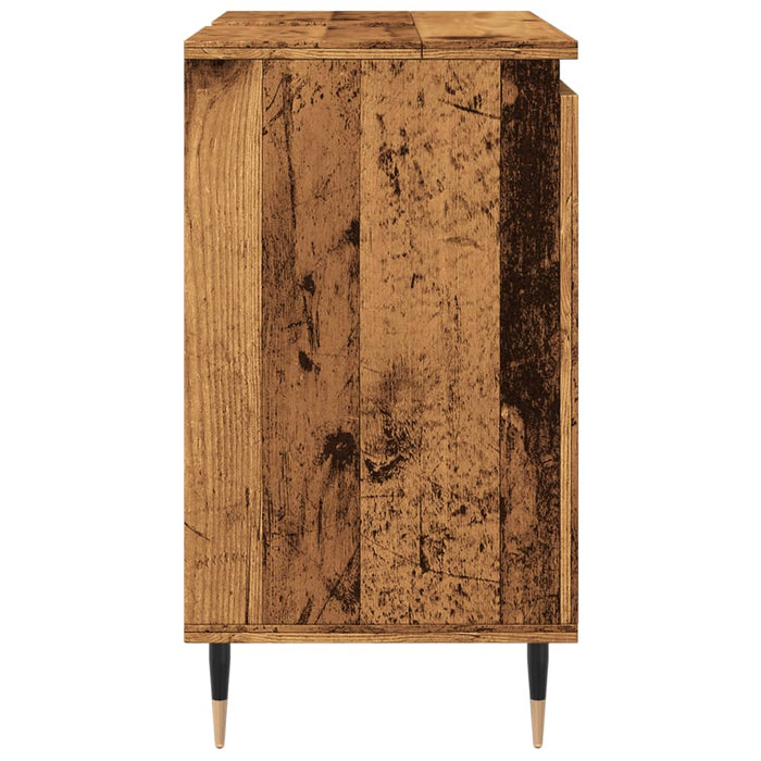 Bathroom Cabinet Old Wood 58x33x60 cm Engineered Wood