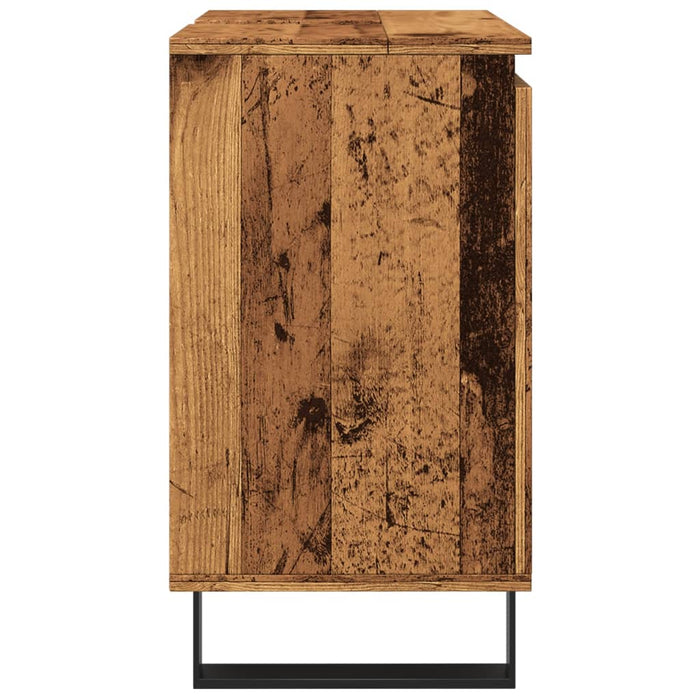 Bathroom Cabinet Old Wood 58x33x60 cm Engineered Wood