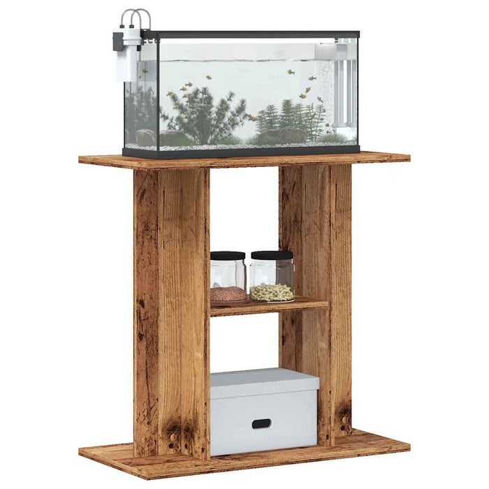 Aquarium Stand Old Wood 60x30x60 cm Engineered Wood