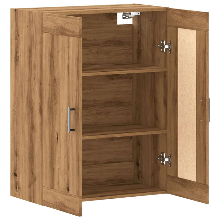 Wall Mounted Cabinet Artisan Oak 69.5x34x90 cm Engineered Wood